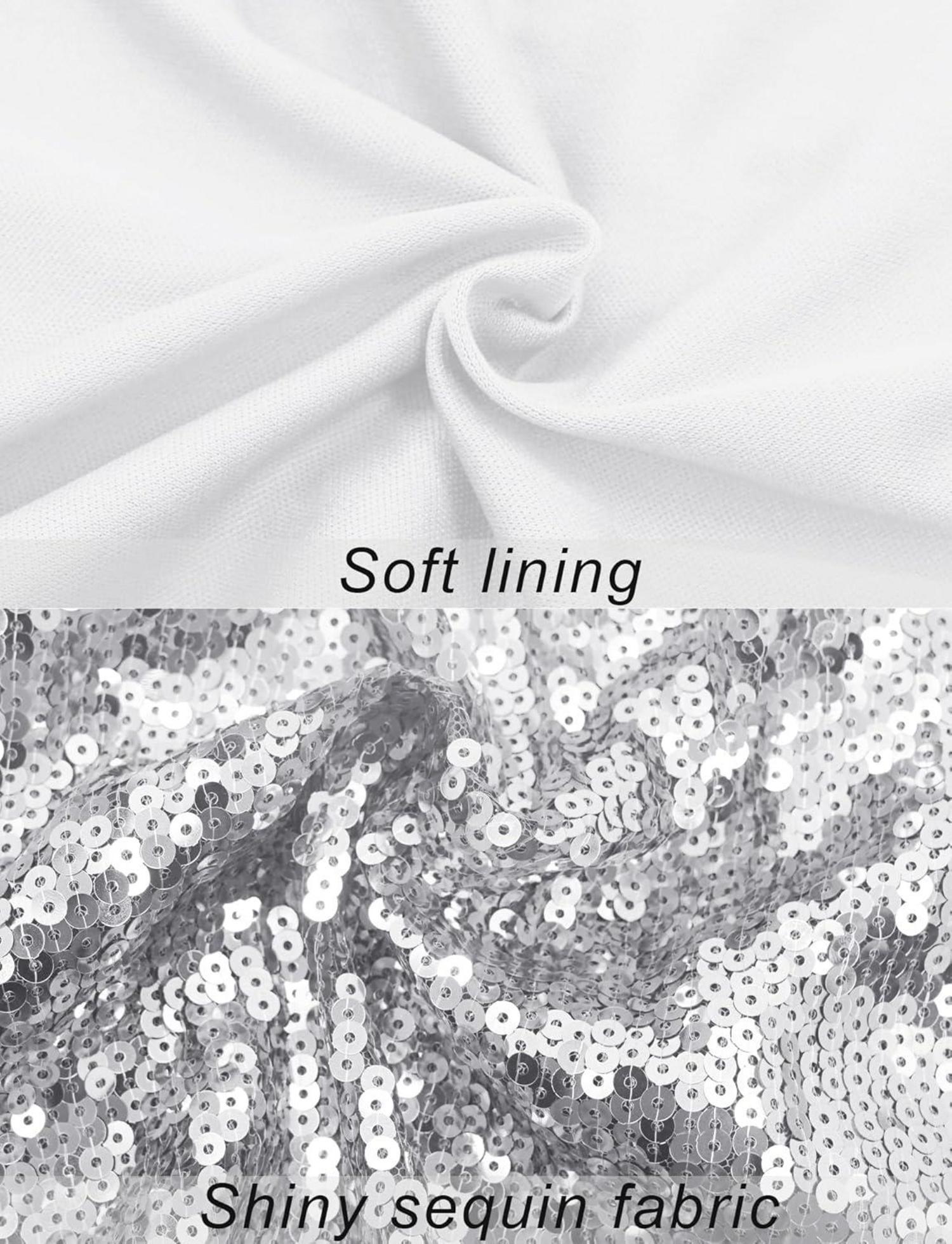 Damen Pailletten Tassel Fransenweste Glitzer Ärmellos Silber Y2k Hippie S M L