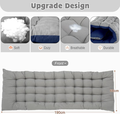 Faltbare Sonnenliege mit Matratze und verstellbaren Auflagen
