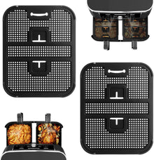 2er Set Silikon Spritzschutz für Ninja Foodi MAX Dual Zone AF400EU