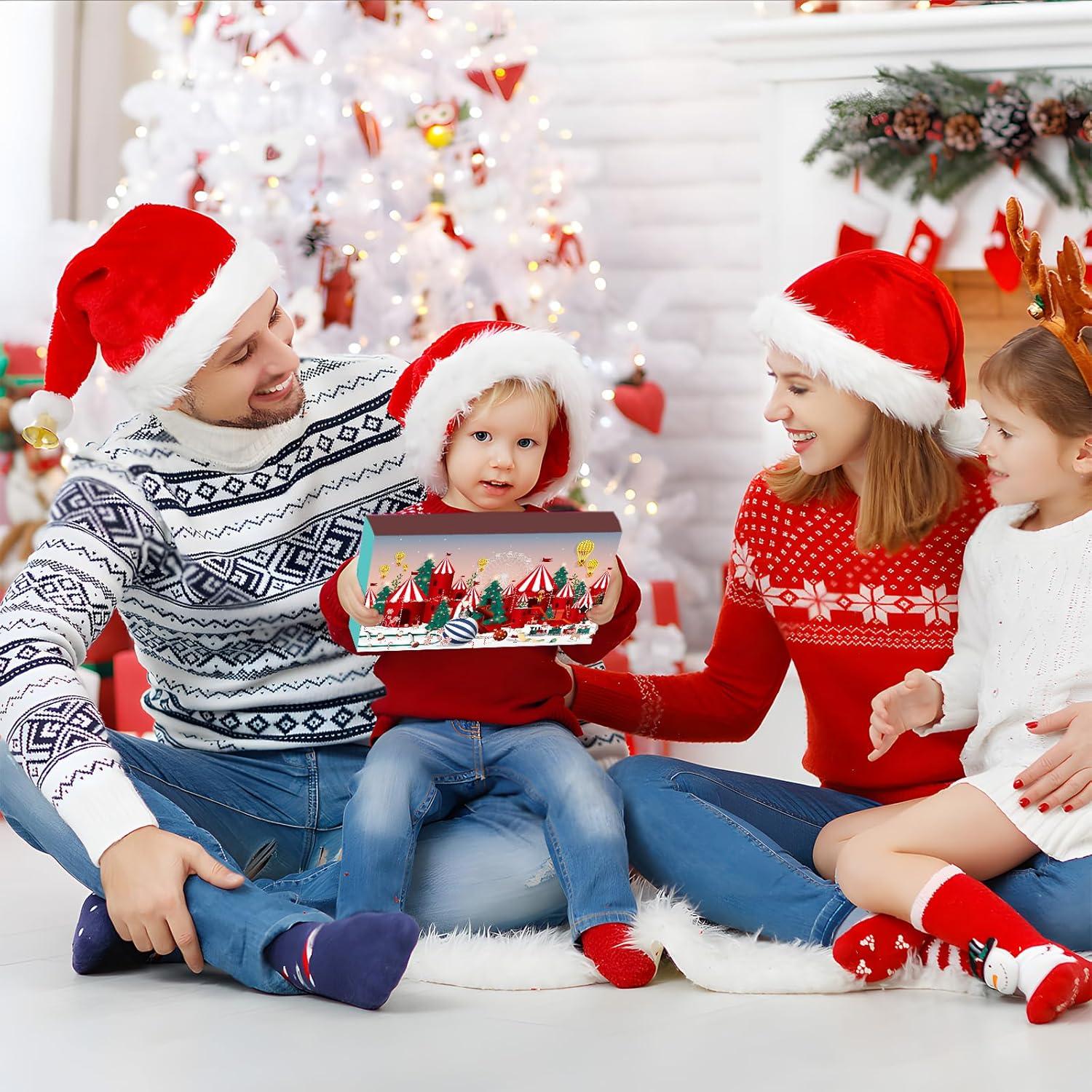 Adventskalender 2024-Puzzle Weihnachts-Countdown-Holz-Rätsel