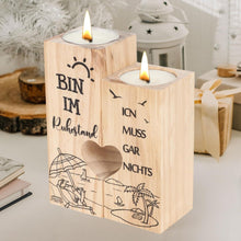 Ruhestand Geschenk Kerzenständer Holz Abschiedsgeschenk Kollegin