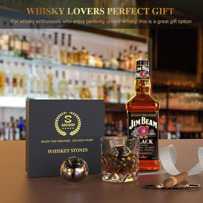 Edelstahl Whisky Eiswürfel Steine Männer Geschenk (4