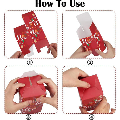 Adventskalender DIY 2024 zum Befüllen Kinder Geschenkboxen