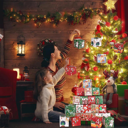 Adventskalender DIY 2024 zum Befüllen Kinder Geschenkboxen