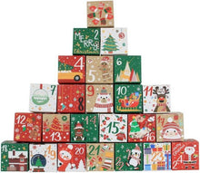 Adventskalender zum Befüllen DIY Weihnachtskalender Geschenkschachtel