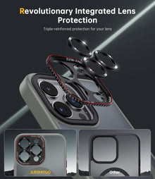 iPhone 16 Pro Max Hülle Magsafe Militärschutz Matt Stoßfest