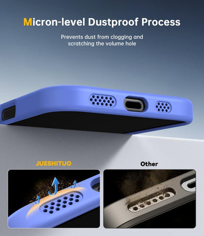 iPhone 16 Hülle Magsafe Militärschutz Matt Stoßfest Anti-Fingerabdruck
