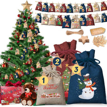 Adventskalender Beutel Geschenksäcke Weihnachten 2024