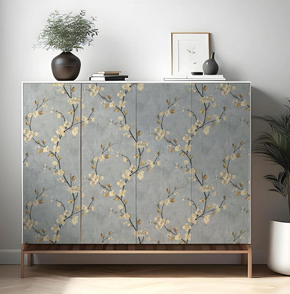 Selbstklebende Fototapete Blumen Design 44x1000cm