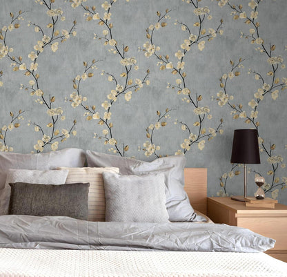 Selbstklebende Fototapete Blumen Design 44cmx1000cm