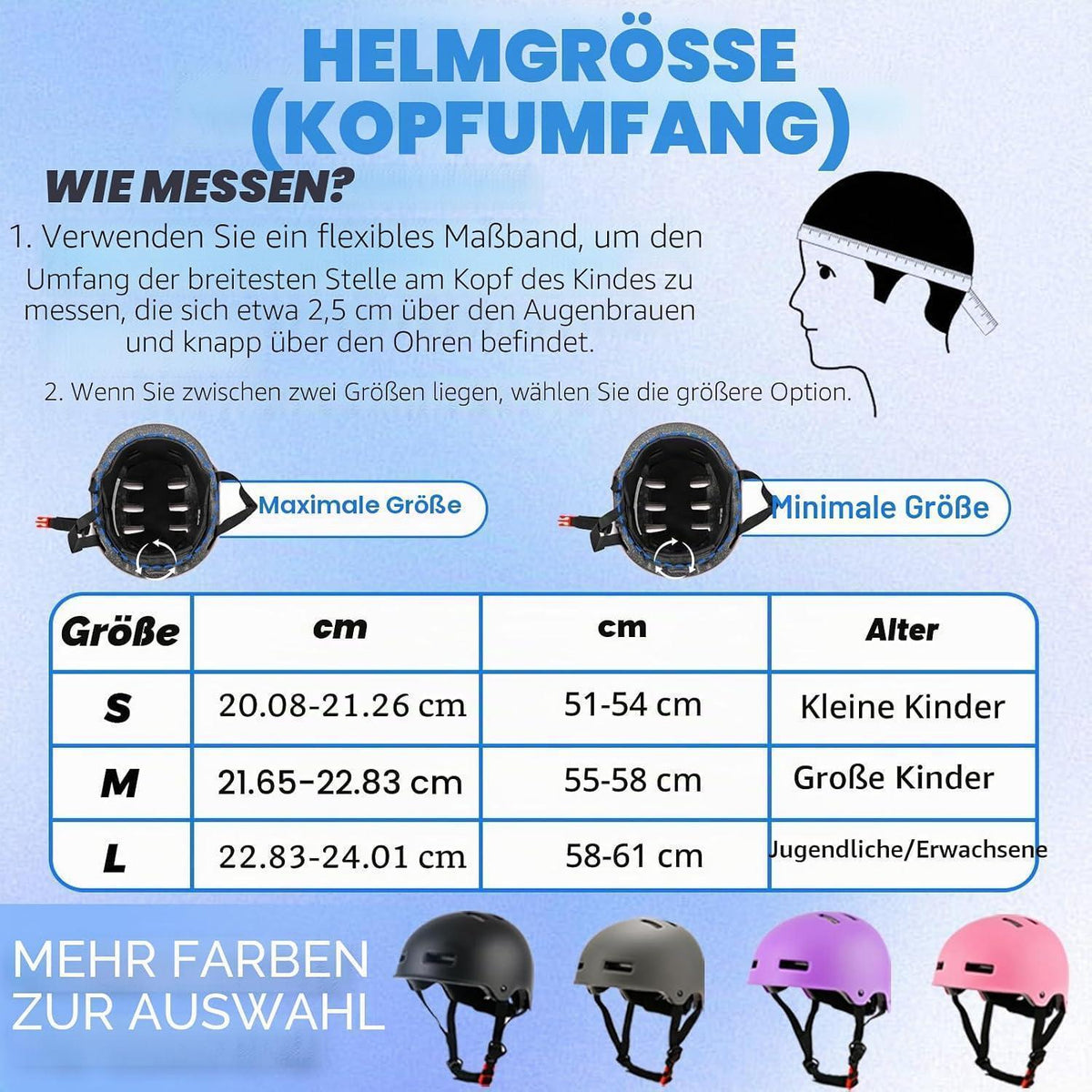Verstellbarer Fahrradhelm für Kinder & Erwachsene – Multi-Sport Helm Schwarz