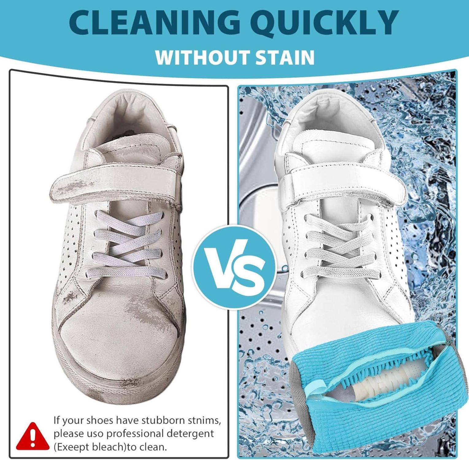 Schuhwaschbeutel für Waschmaschine Sneaker Schutz wiederverwendbar