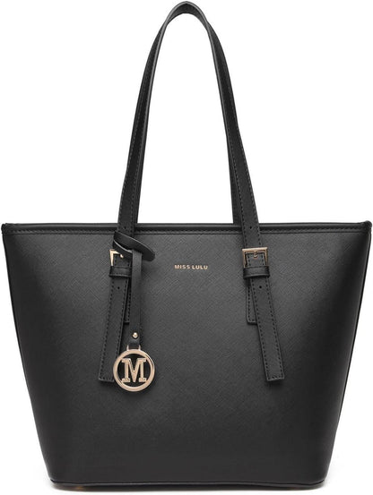 Stilvolle Damen Handtasche Groß mit verstellbarem Schultergurt
