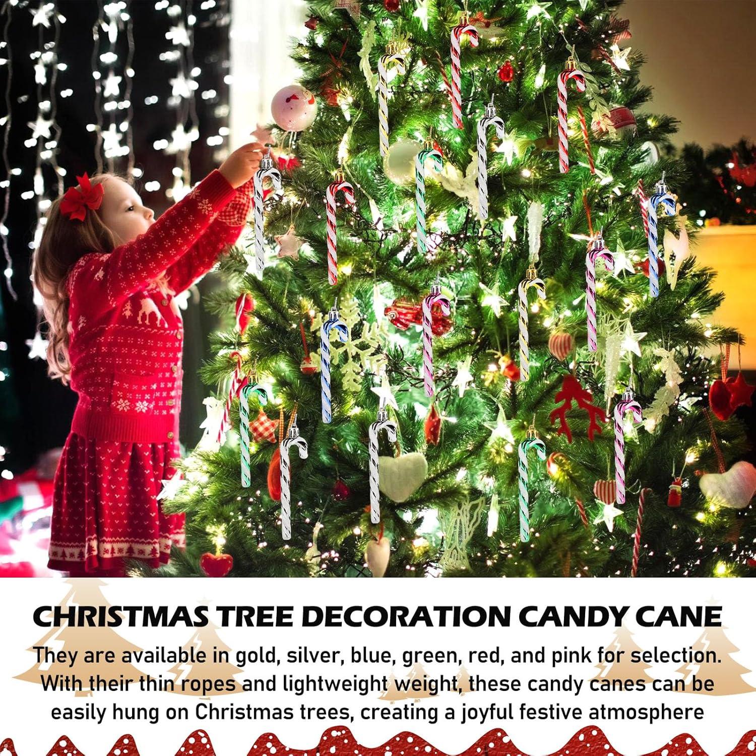 24er Set Weihnachten Zuckerstange Ornamente Zuckerstangen Anhänger