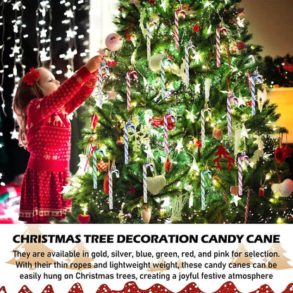 24er Set Weihnachten Zuckerstange Ornamente Zuckerstangen Anhänger