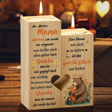 Kerzenständer Herzform Geschenk Mama Muttertag Weihnachten