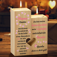Kerzenhalter Herzform Mama Geschenk Muttertag Weihnachten Dankbarkeit