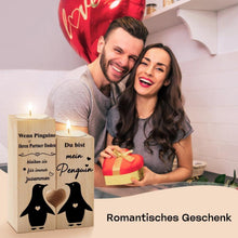 Kaayee Pinguin Kerzenhalter für Freundin Jahrestagsgeschenk