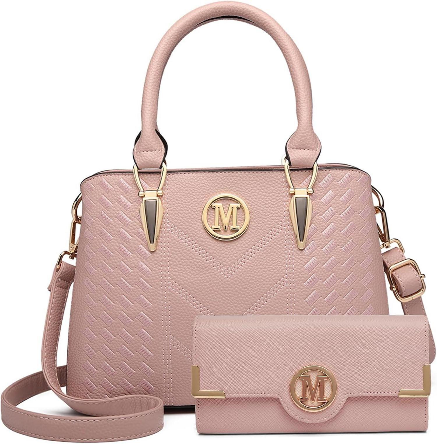 Vielseitige Mittelgroße Handtasche für Damen mit Chevron-Details