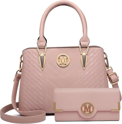 Vielseitige Mittelgroße Handtasche für Damen mit Chevron-Details