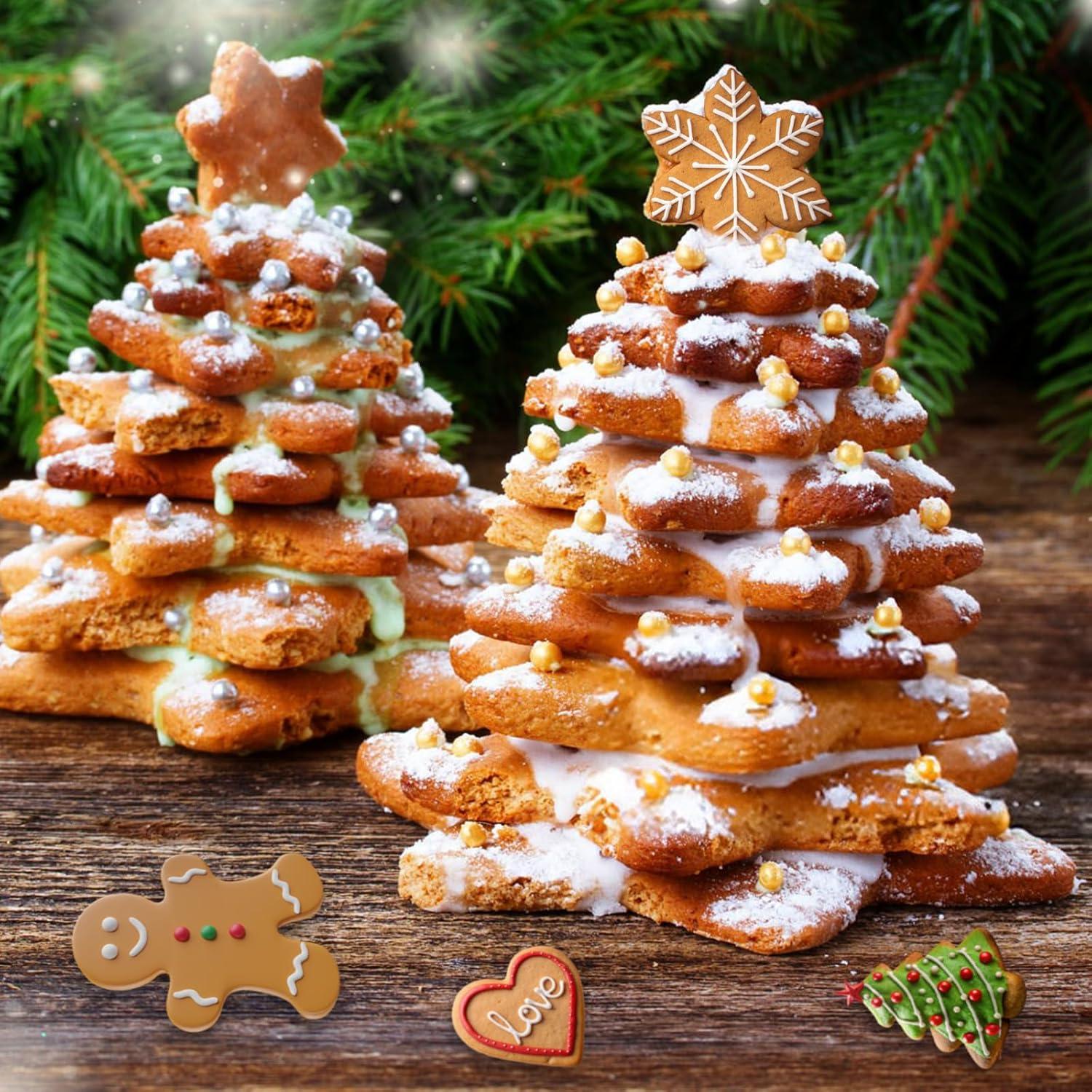 18-teiliges Weihnachtsausstechformen-Set aus Edelstahl