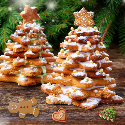 18-teiliges Weihnachtsausstechformen-Set aus Edelstahl