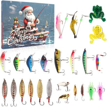 Angel Adventskalender Männer - 24 Angeln Köder Set für