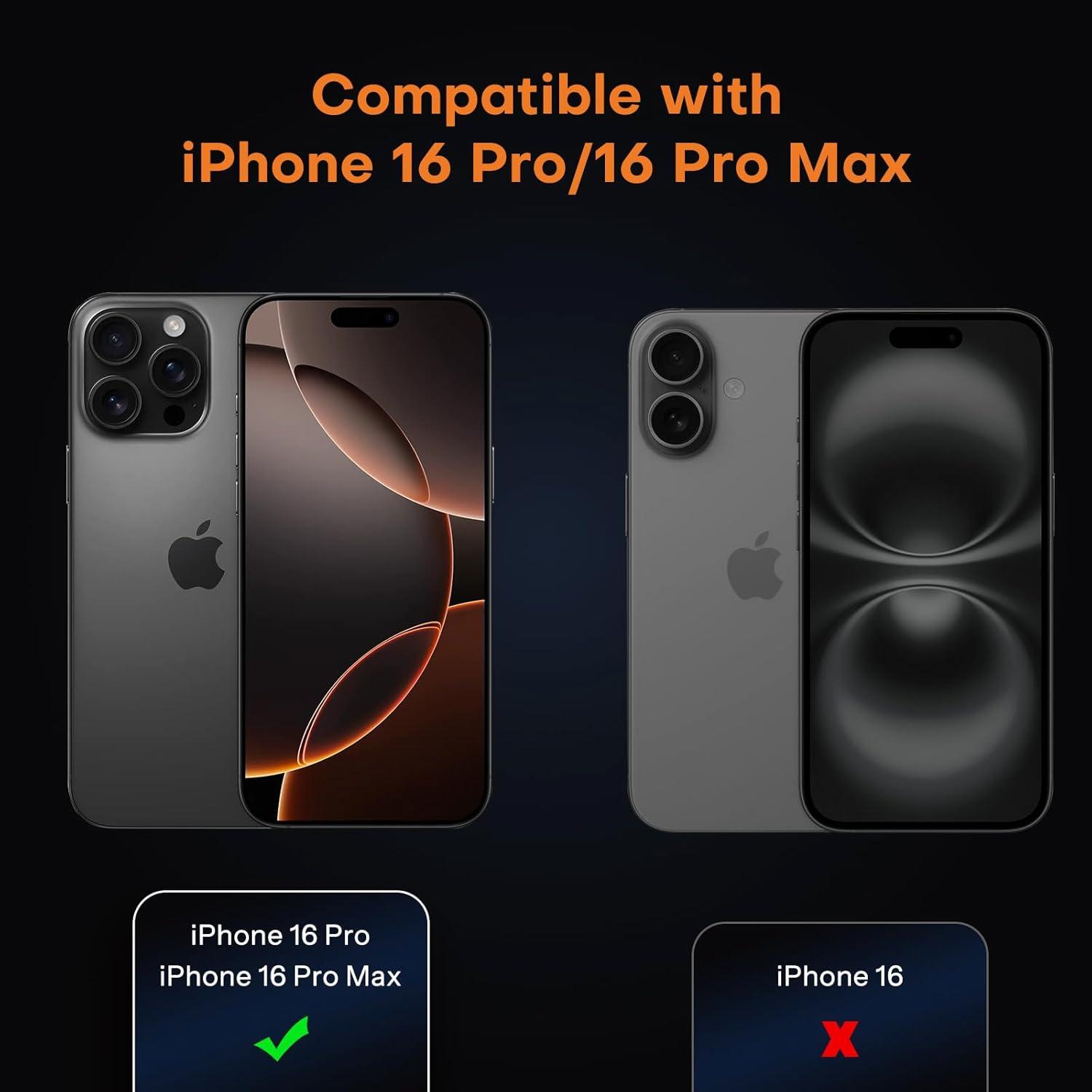 OMOTON Kamera Objektivschutz für iPhone 16 Pro/16 Pro Max
