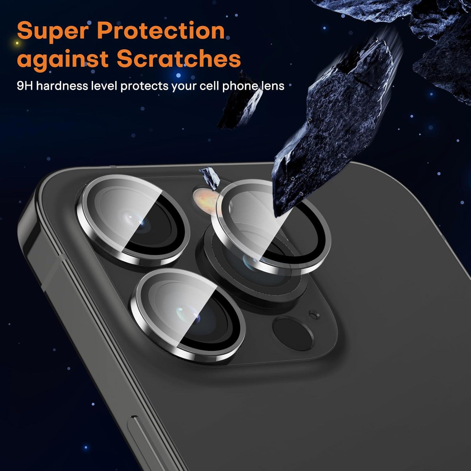 Kameraschutz 2 Stück für iPhone 16 Pro/Max - Kratzfest Ultra-Klar 9H