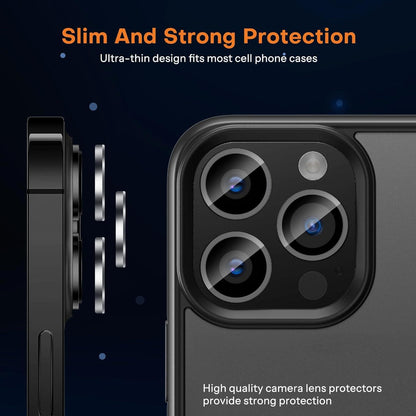 OMOTON Kamera Schutz für iPhone 16 Pro/16 Pro Max - Kratzfest, Ultra-Klar 9H - 2 Stück