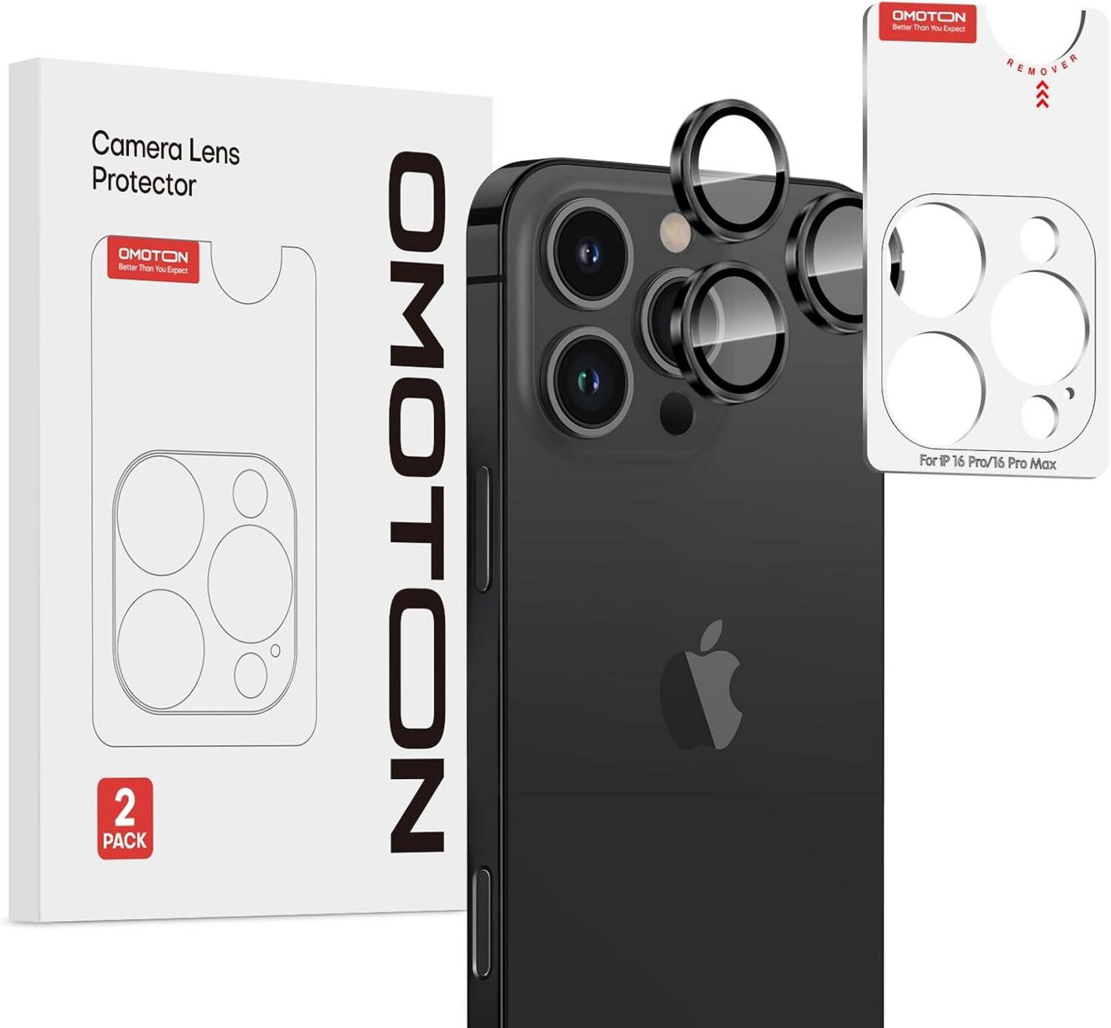 Kameraschutz für iPhone 16 Pro/Pro Max, 9H Härte, 2er Set