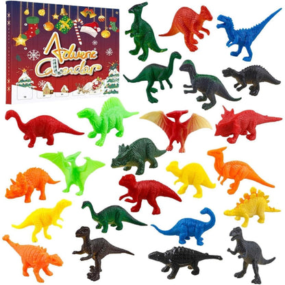 Adventskalender 2024 Dinosaurier Spielzeug 3-12 Jahre