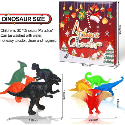 Adventskalender 2024 Dinosaurier Spielzeug 3-12 Jahre