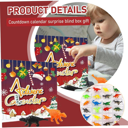Adventskalender 2024 Dinosaurier Spielzeug 3-12 Jahre