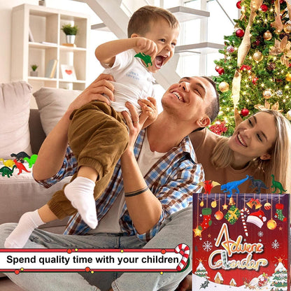 Adventskalender 2024 Dinosaurier Spielzeug 3-12 Jahre