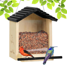 Vogelhaus Holz wetterfest mit großem Fassungsvermögen