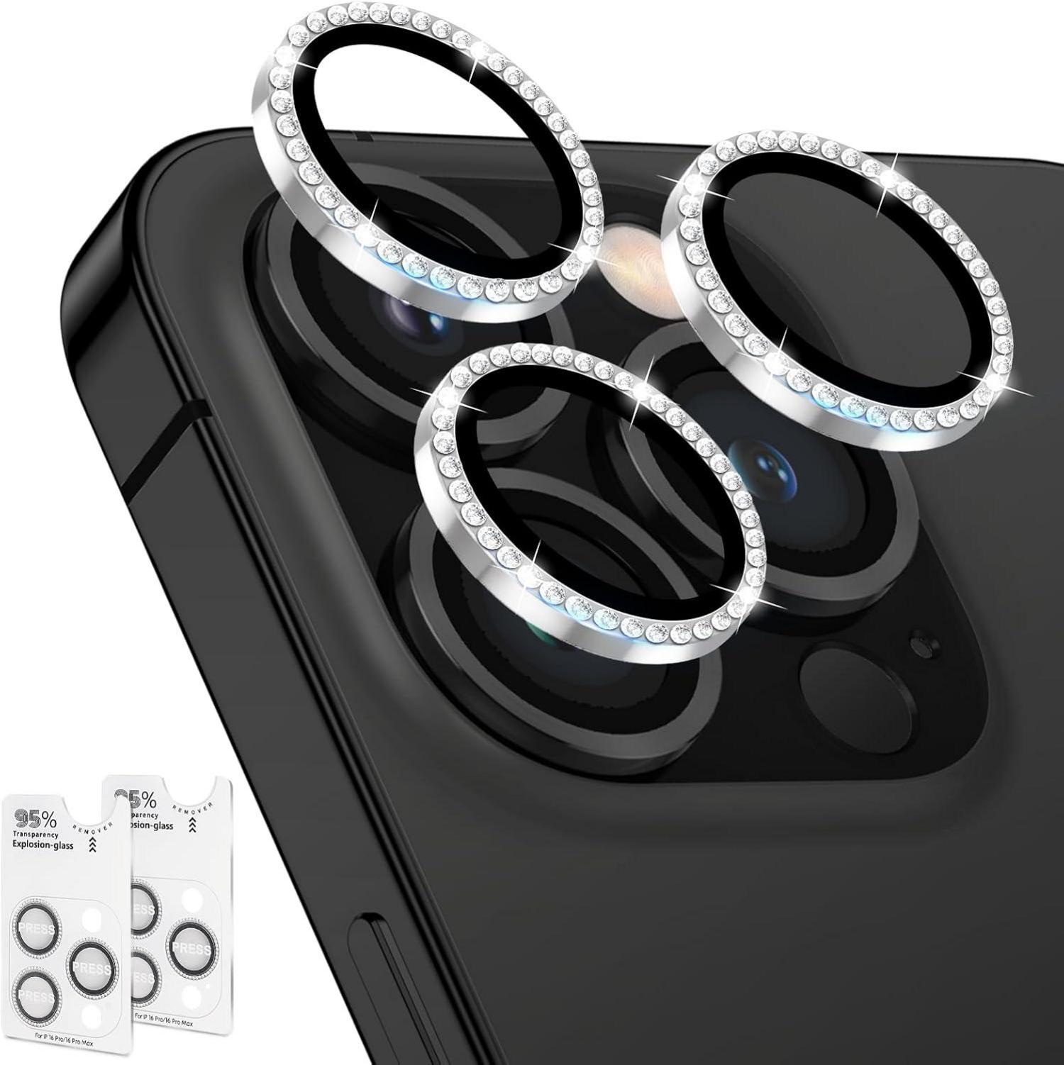 Kameraschutz für iPhone 16 Pro/ 16 Pro Max, Kratzfest, Ultra-Klar 9H