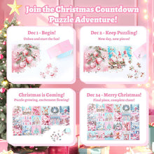 MJARTORIA Adventskalender 2024 Puzzle 1008 Teile Weihnachts