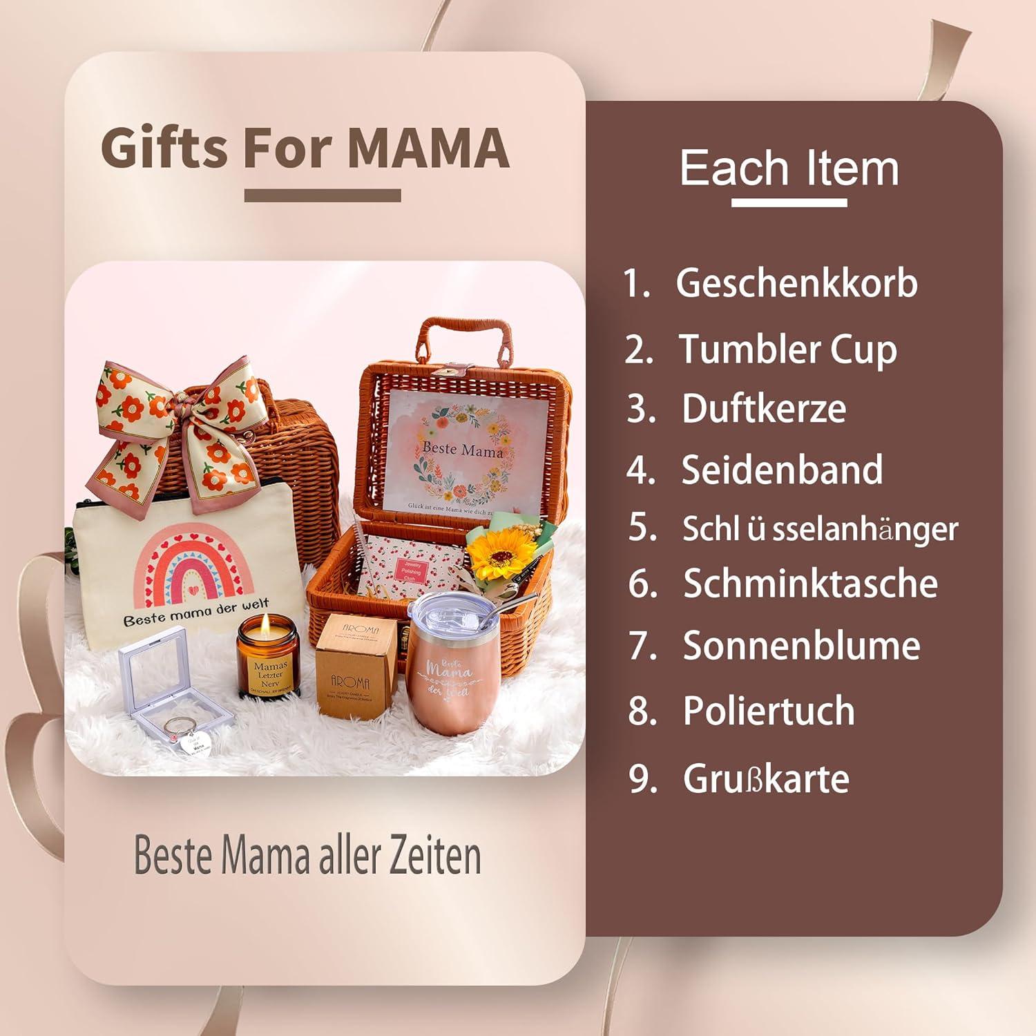 Geschenkkorb für Mama Geburtstag Muttertag Weihnachten