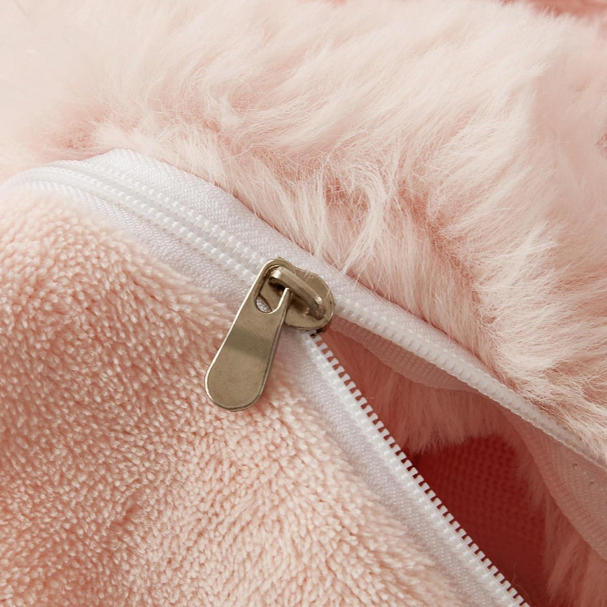 Plüsch Bettwäsche Set Rosa 200x220 cm - Winterwarm & Kuschelig