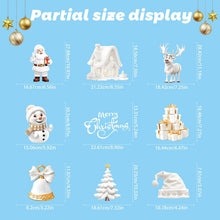 Weihnachtsfensterbilder 3D Statisch Weiß 190 Stück Deco