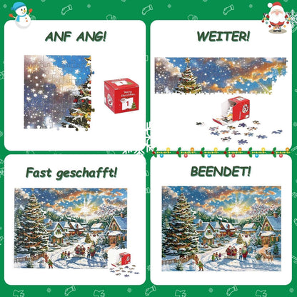 Adventskalender 2024 Puzzle Exit Weihnachten 1008 Teile für
