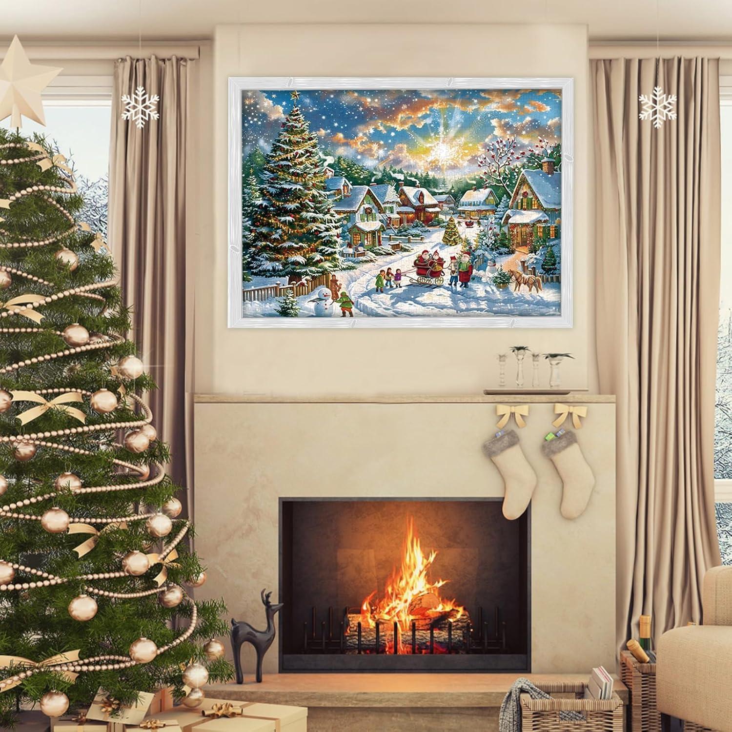 Evolyline Adventskalender Puzzle Exit 1008 Teile Weihnachten Jigsaw für Erwachsene & Kinder