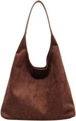 TIAASTAP Tote Bag Damen Wildlederimitat Shopper Schultertasche