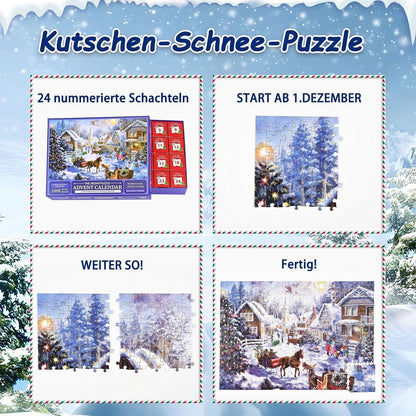 Adventskalender Puzzle Exit Weihnachten 1008 Teile für