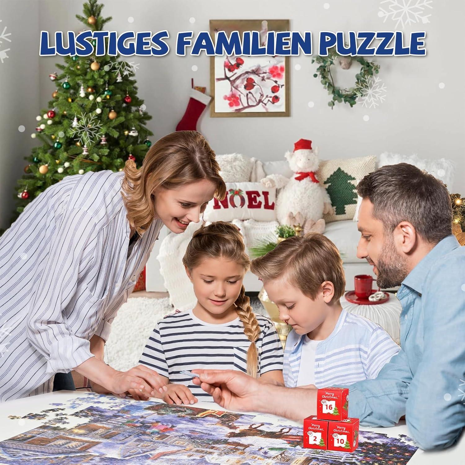 Adventskalender Puzzle Exit 1008 Teile Weihnachten Erwachsene Kinder Geschenk