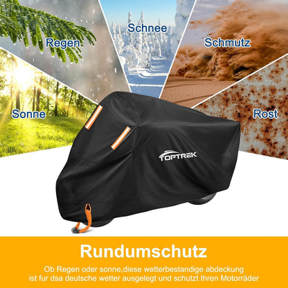 Motorrad Abdeckplane XXXL Outdoor wasserdicht Winterfest mit