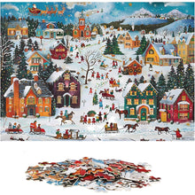 Adventskalender Puzzle 2024 Weihnachts Jigsaw 24 Boxen 1008