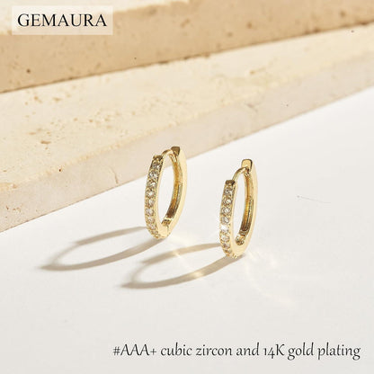3 Paar Goldohrringe 14K Vergoldet Hypoallergen Damen-Set