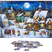 Adventskalender 2024 Puzzle für Erwachsene und Kinder 1008